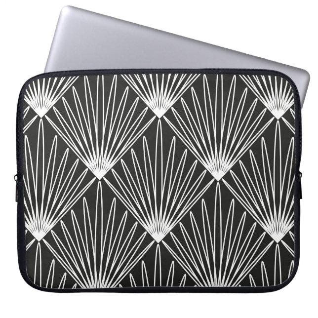 Housse Pour Ordinateur Portable Motif géométrique transparent (Devant)