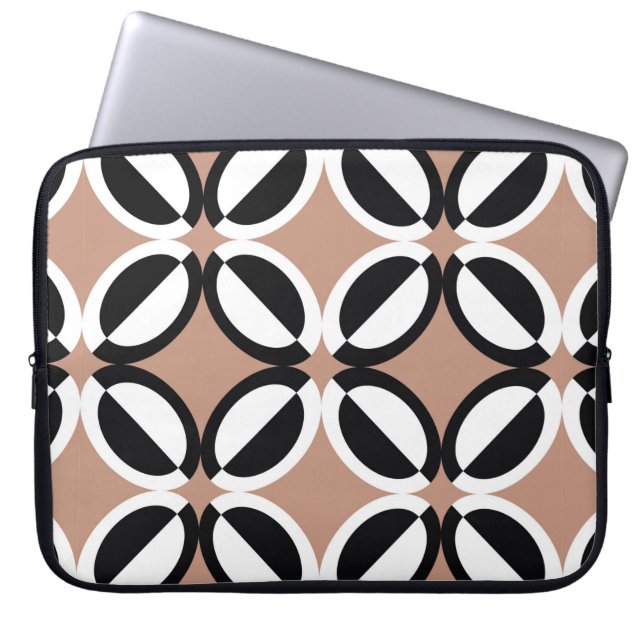Housse Pour Ordinateur Portable Motif géométrique transparent (Devant)
