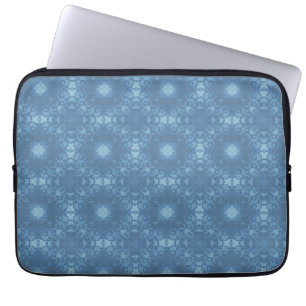Housse Pour Ordinateur Portable Motif gothique à signature bleue