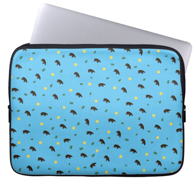 Housse Pour Ordinateur Portable Motif Hippopotame (Devant)