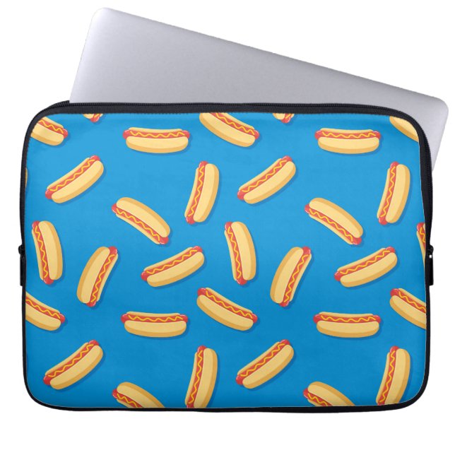 Housse Pour Ordinateur Portable Motif Hotdogs de restauration rapide (Devant)