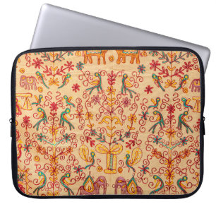 Housse Pour Ordinateur Portable Motif indien en tissu, tissu, inde, orné