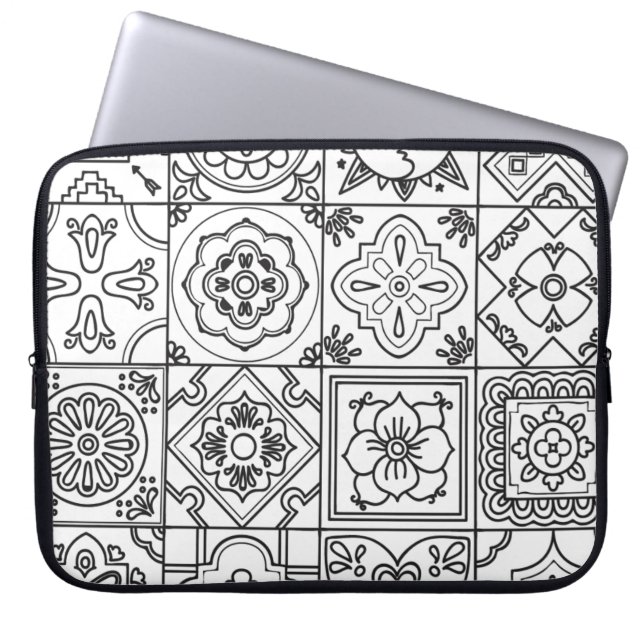 Housse Pour Ordinateur Portable Motif inspiré de Talavera (Devant)