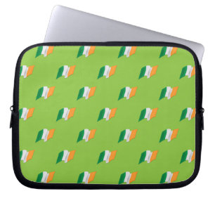 Housse Pour Ordinateur Portable Motif irlandais de drapeau