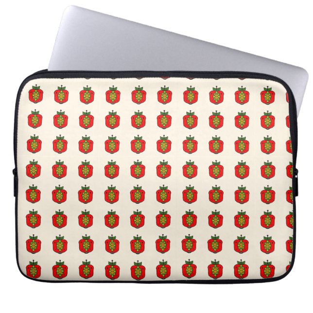 Housse Pour Ordinateur Portable Motif Mandala Floral (Devant)