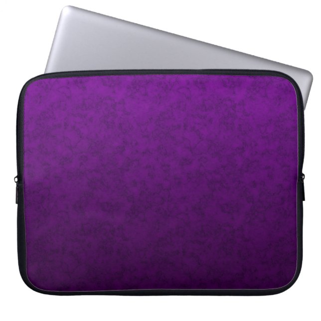 Housse Pour Ordinateur Portable Motif marbré violet (Devant)