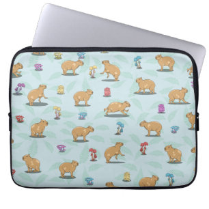 Housse Pour Ordinateur Portable Motif mignon capybara