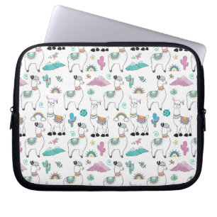 Housse Pour Ordinateur Portable Motif mignon de lama de bande dessinée
