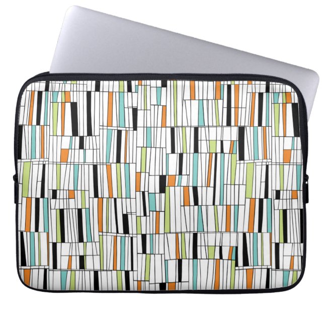 Housse Pour Ordinateur Portable Motif moderne du milieu du siècle (Devant)