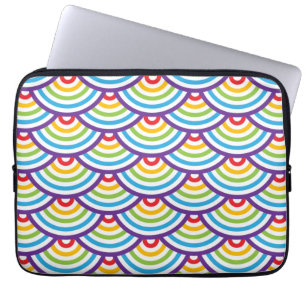 Housse Pour Ordinateur Portable Motif Moderne élégant Vintage géométrique