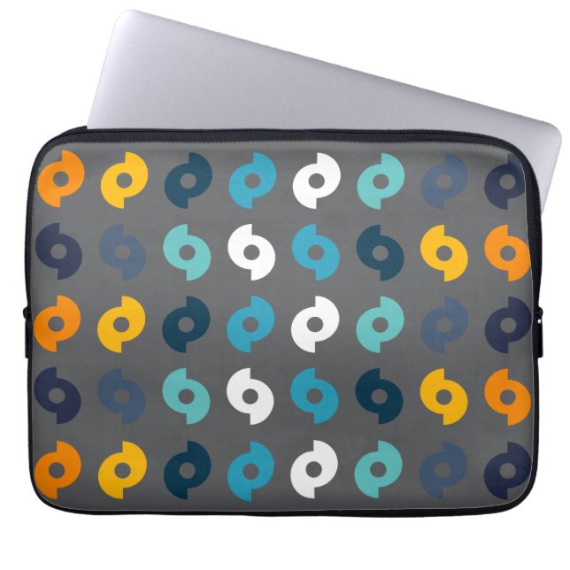 Housse Pour Ordinateur Portable Motif moderne Yin-Yang (Devant)