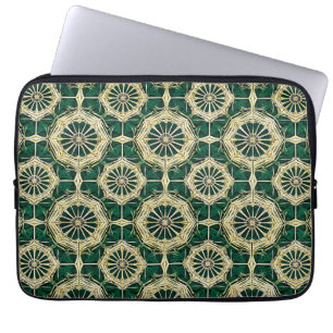 Housse Pour Ordinateur Portable Motif multicolore vert