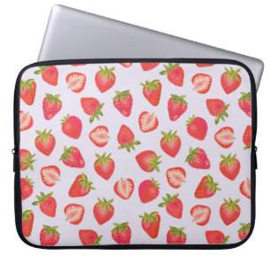 Housse Pour Ordinateur Portable Motif mûre fraise
