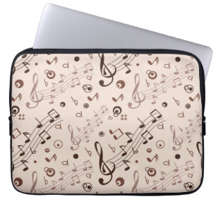 Housse Pour Ordinateur Portable Motif musical
