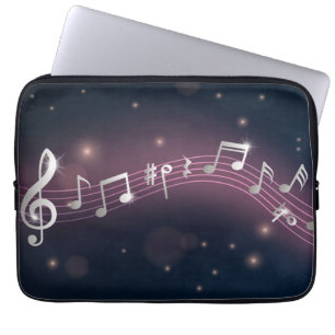 Housse Pour Ordinateur Portable Motif musical