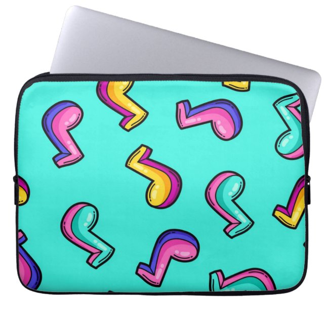 Housse Pour Ordinateur Portable Motif musical (Devant)