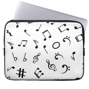 Housse Pour Ordinateur Portable Motif musical