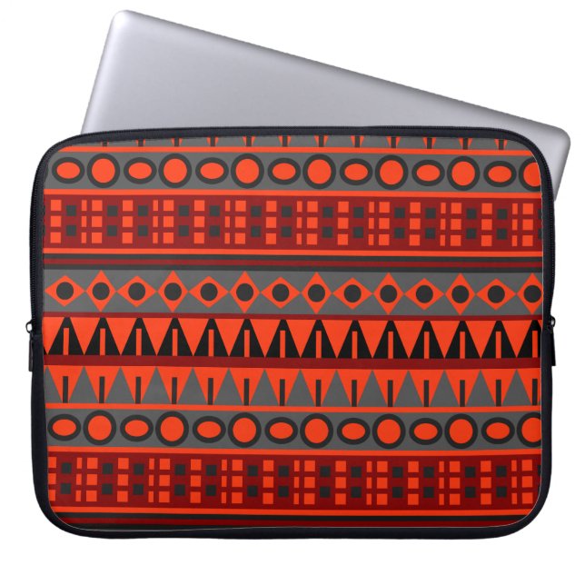 Housse Pour Ordinateur Portable Motif natif Aztec (Devant)