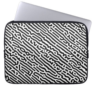Housse Pour Ordinateur Portable Motif noir et blanc
