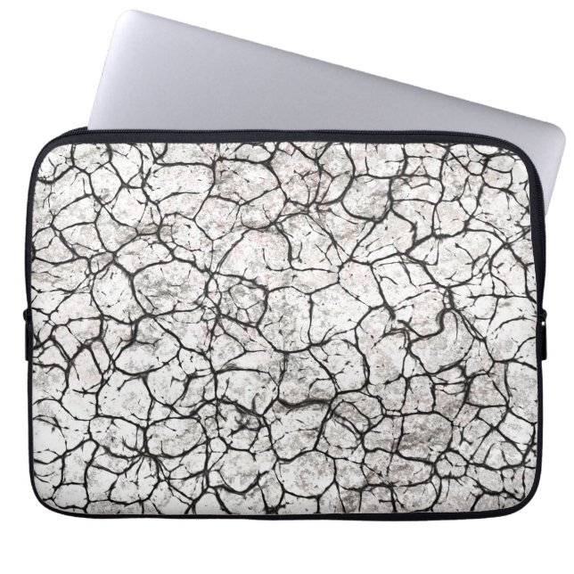 Housse Pour Ordinateur Portable Motif numérique marbre fissuré (Devant)