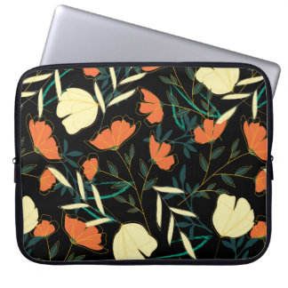 Housse Pour Ordinateur Portable Motif original transparent avec lea tropical lumin