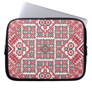 Housse Pour Ordinateur Portable Motif palestinien de broderie 2