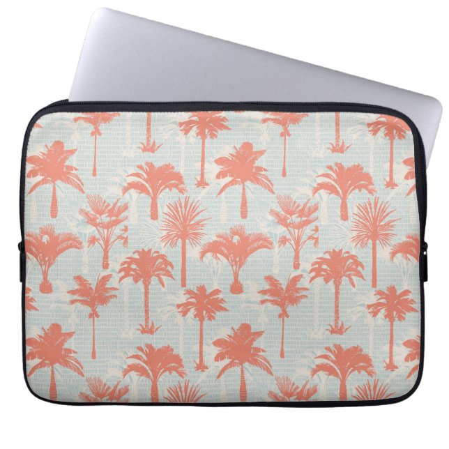 Housse Pour Ordinateur Portable Motif Pastel Palm Tree (Devant)