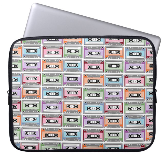 Housse Pour Ordinateur Portable Motif Pastel Retro (Devant)