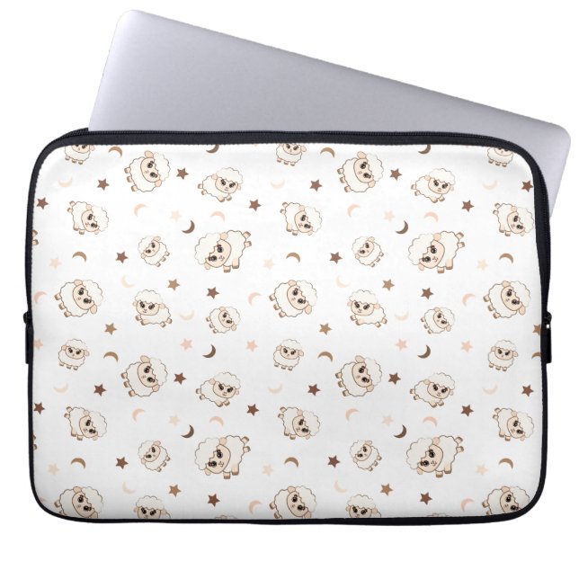 Housse Pour Ordinateur Portable Motif Pastel Sheep (Devant)