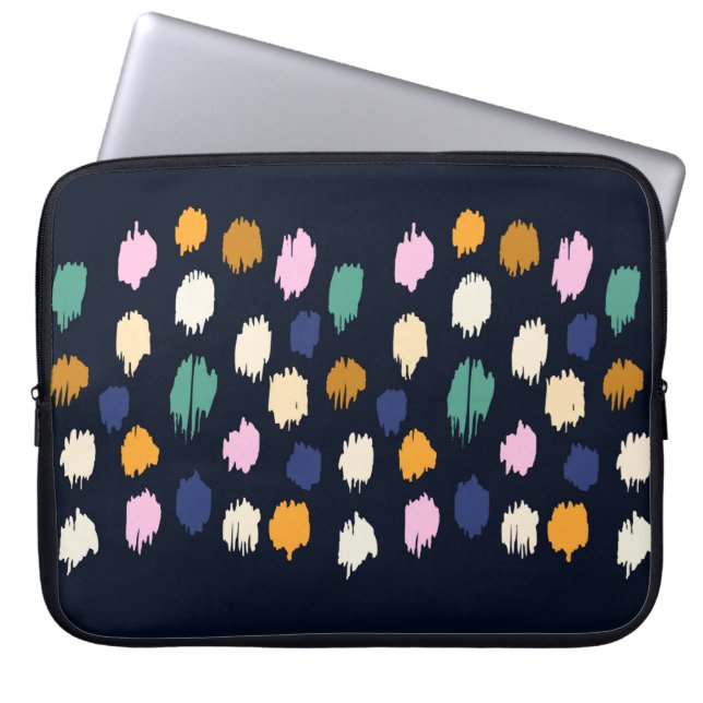 Housse Pour Ordinateur Portable Motif pois transparent (Devant)