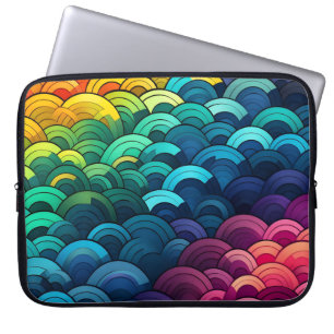 Housse Pour Ordinateur Portable Motif Rainbow Scale