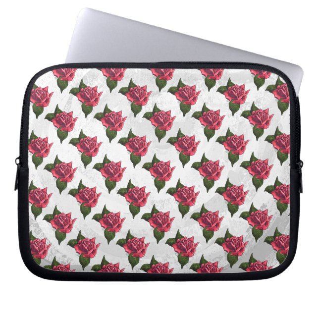 Housse Pour Ordinateur Portable Motif rose (Devant)