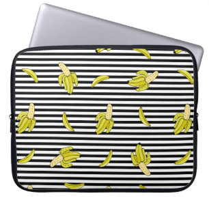 Housse Pour Ordinateur Portable Motif sans couture avec badge de caricature avec b
