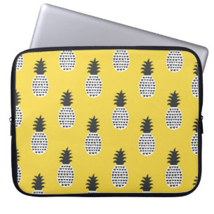 Housse Pour Ordinateur Portable Motif sans couture d'ananas amusant