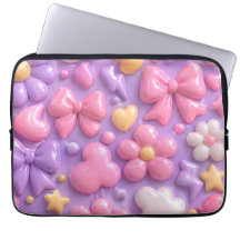 Motif sans couture de rubans et de cœurs pastel Ka