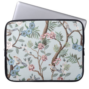 Housse Pour Ordinateur Portable Motif sans couture en style chinoiserie avec pivoi