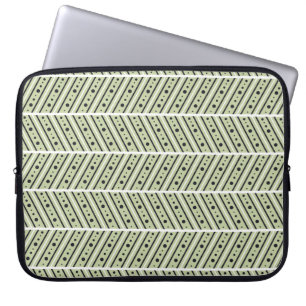 Housse Pour Ordinateur Portable Motif sans couture vintage dessinée à la main. Et