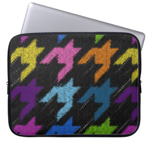 Housse Pour Ordinateur Portable Motif sans dent de Hounds. Imitation d'un texte