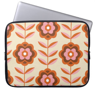 Housse Pour Ordinateur Portable motif sans Seamless des années 70. 60s et les anné