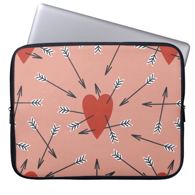 Housse Pour Ordinateur Portable Motif sans soudure avec illustrations plates (Devant)