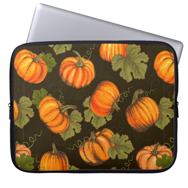 Housse Pour Ordinateur Portable Motif sans soudure avec oran (Devant)