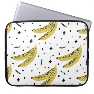 Housse Pour Ordinateur Portable Motif sans soudure en été avec bananes dans pop ar