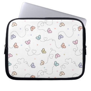 Housse Pour Ordinateur Portable Motif sans voile papillon