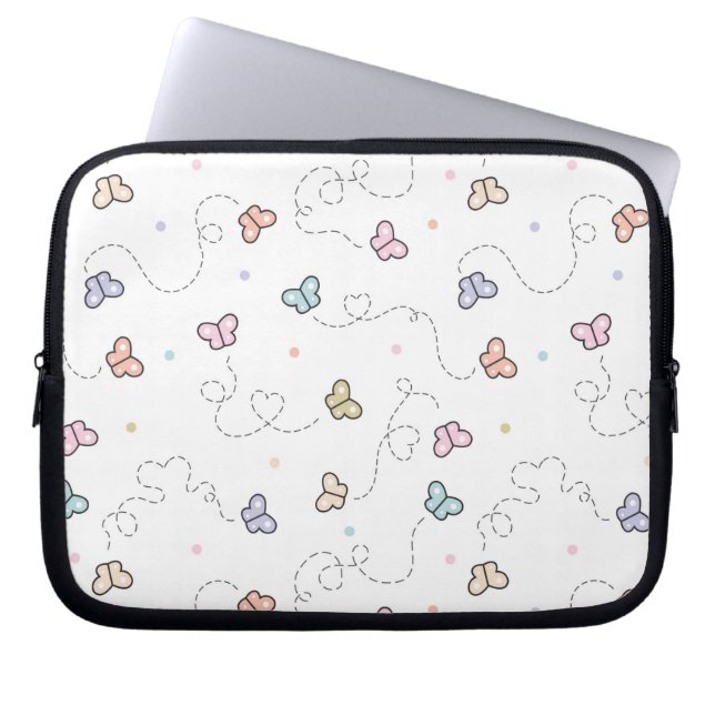 Housse Pour Ordinateur Portable Motif sans voile papillon (Devant)
