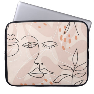 Housse Pour Ordinateur Portable Motif simple et élégant avec une seule ligne