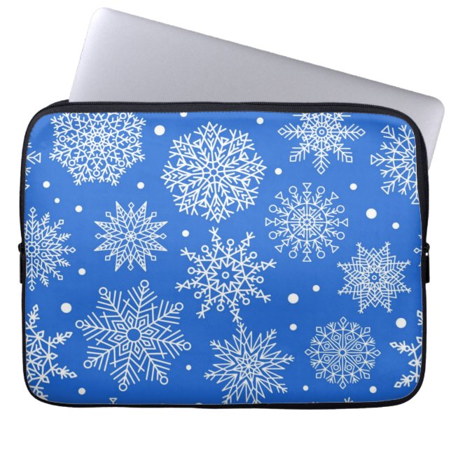 Housse Pour Ordinateur Portable Motif Snowflake (Devant)