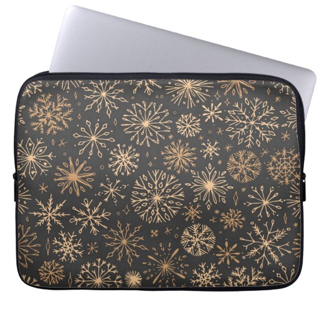 Housse Pour Ordinateur Portable Motif Snowflake (Devant)