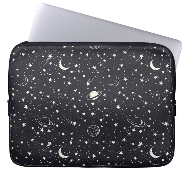 Housse Pour Ordinateur Portable Motif Stars & Planètes (Devant)
