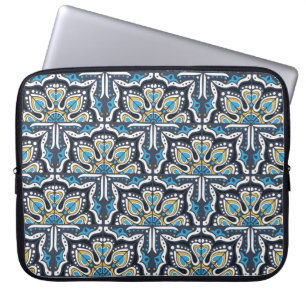 Housse Pour Ordinateur Portable Motif Talavera. Un patchwork indien. Azulejos port