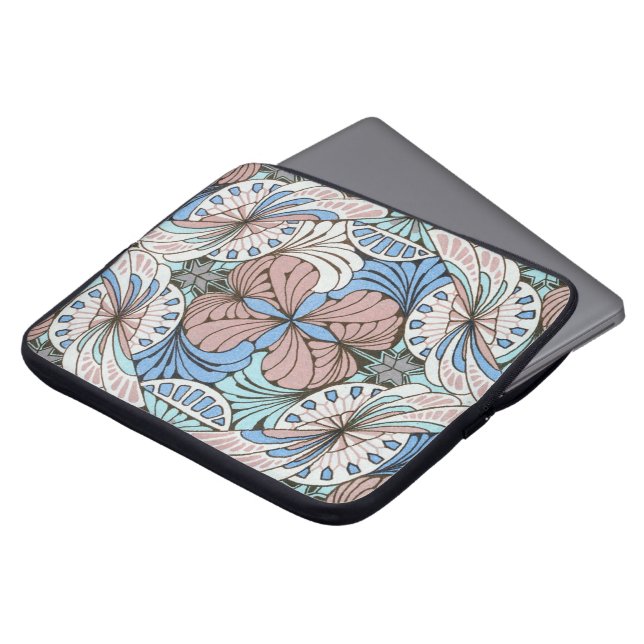 Housse Pour Ordinateur Portable motif tourbillon abstrait funky (Devant haut)